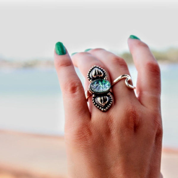 Opal statement ring hotsell