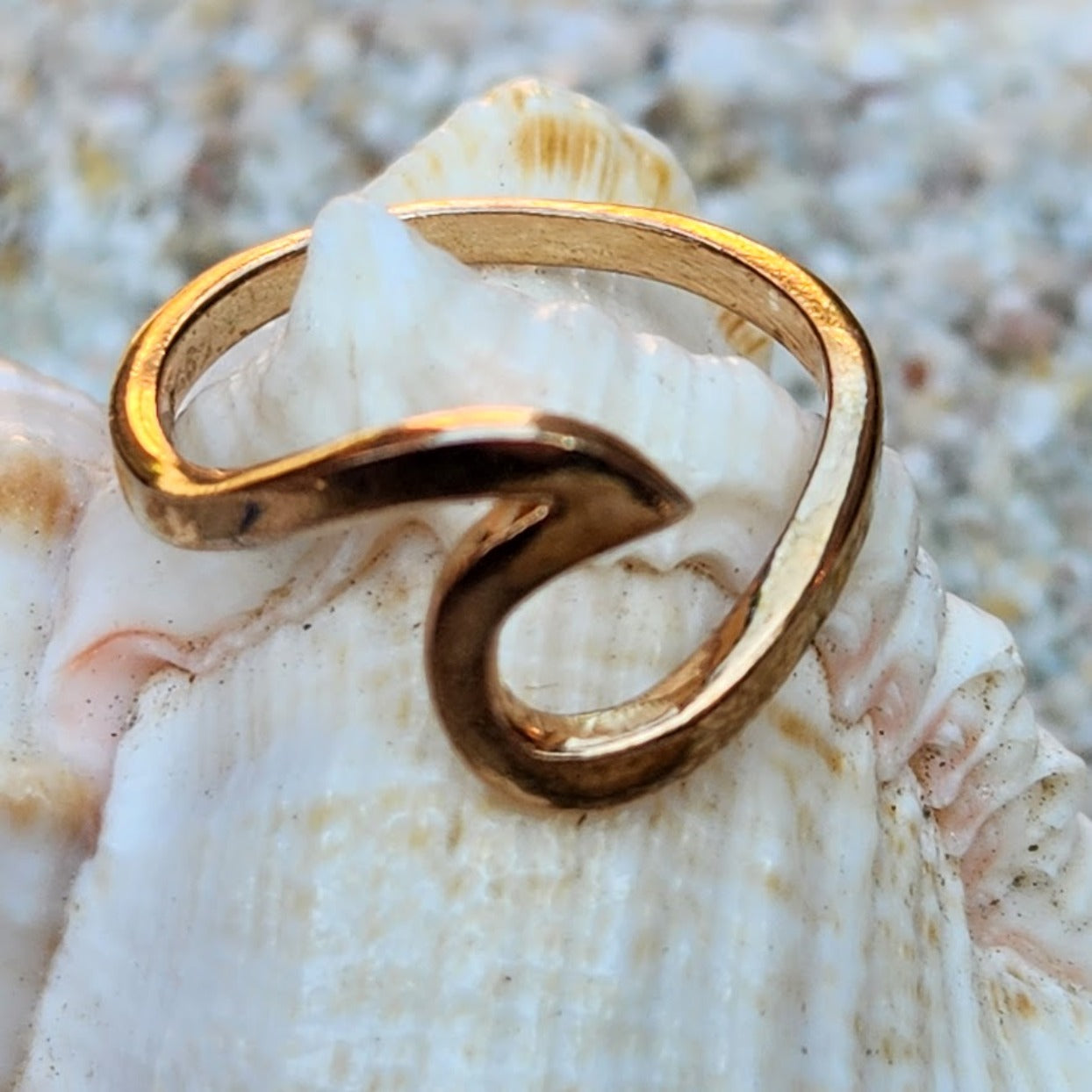 ROSE GOLD WAVE -  ROSE GOLD PLATED / 925 WAVE RING - Premium Rings from www.beachboho.com.au - Just $45! Shop now at www.beachboho.com.au