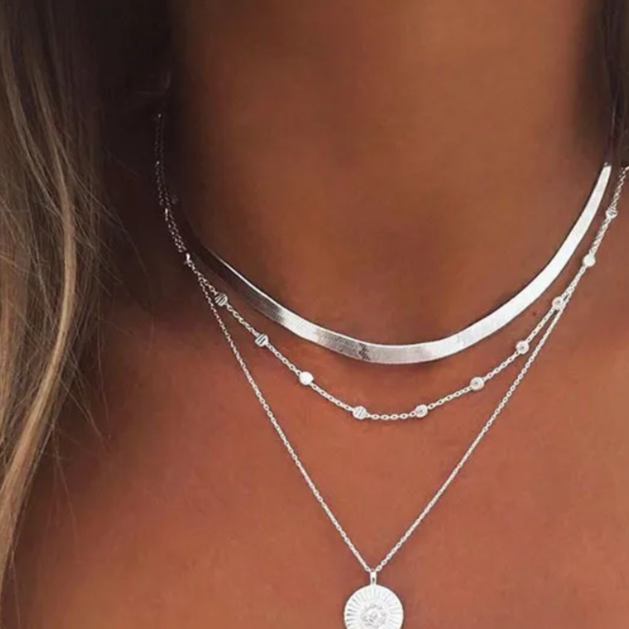 CLASSIC SILVER SNAKE - WATER PROOF NECKLACE - Premium necklaces from www.beachboho.com.au - Just $55! Shop now at www.beachboho.com.au