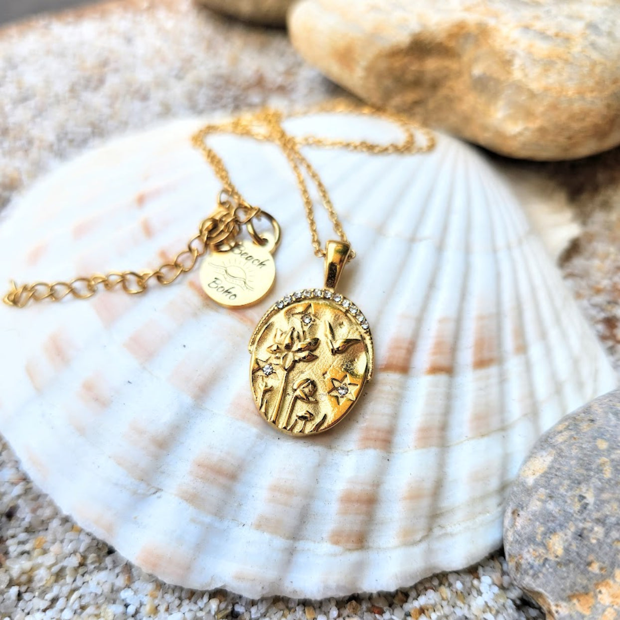 NATURAL BEAUTY  - 18K WATERPROOF NECKLACE