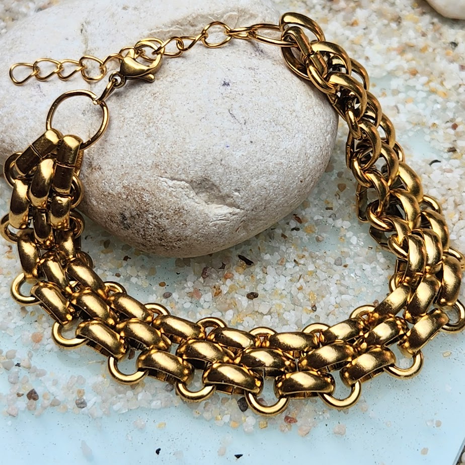 Waterproof gold clearance bracelets