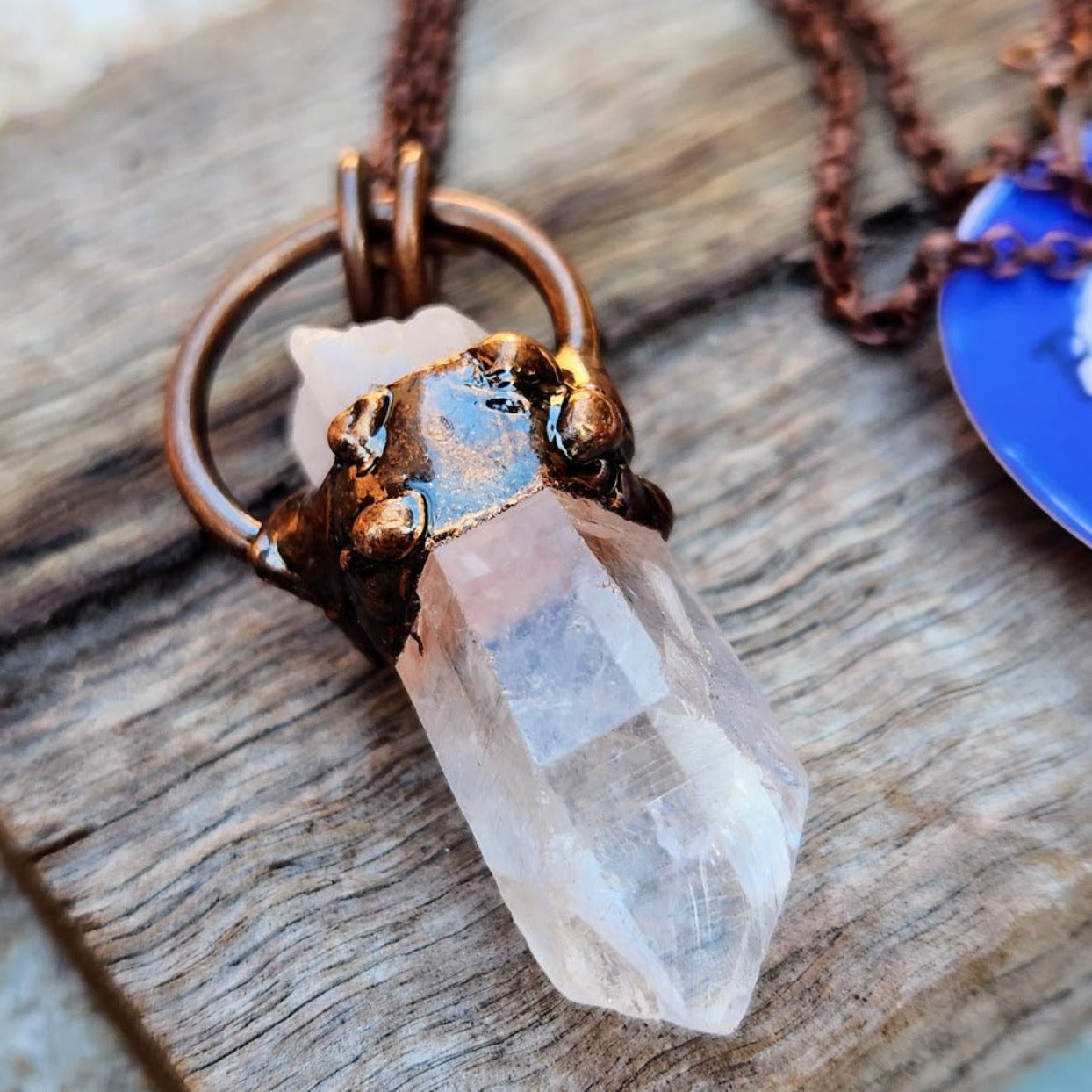Natural Clear Quartz Necklace - Clear Quartz Jewelry - Magic Crystals