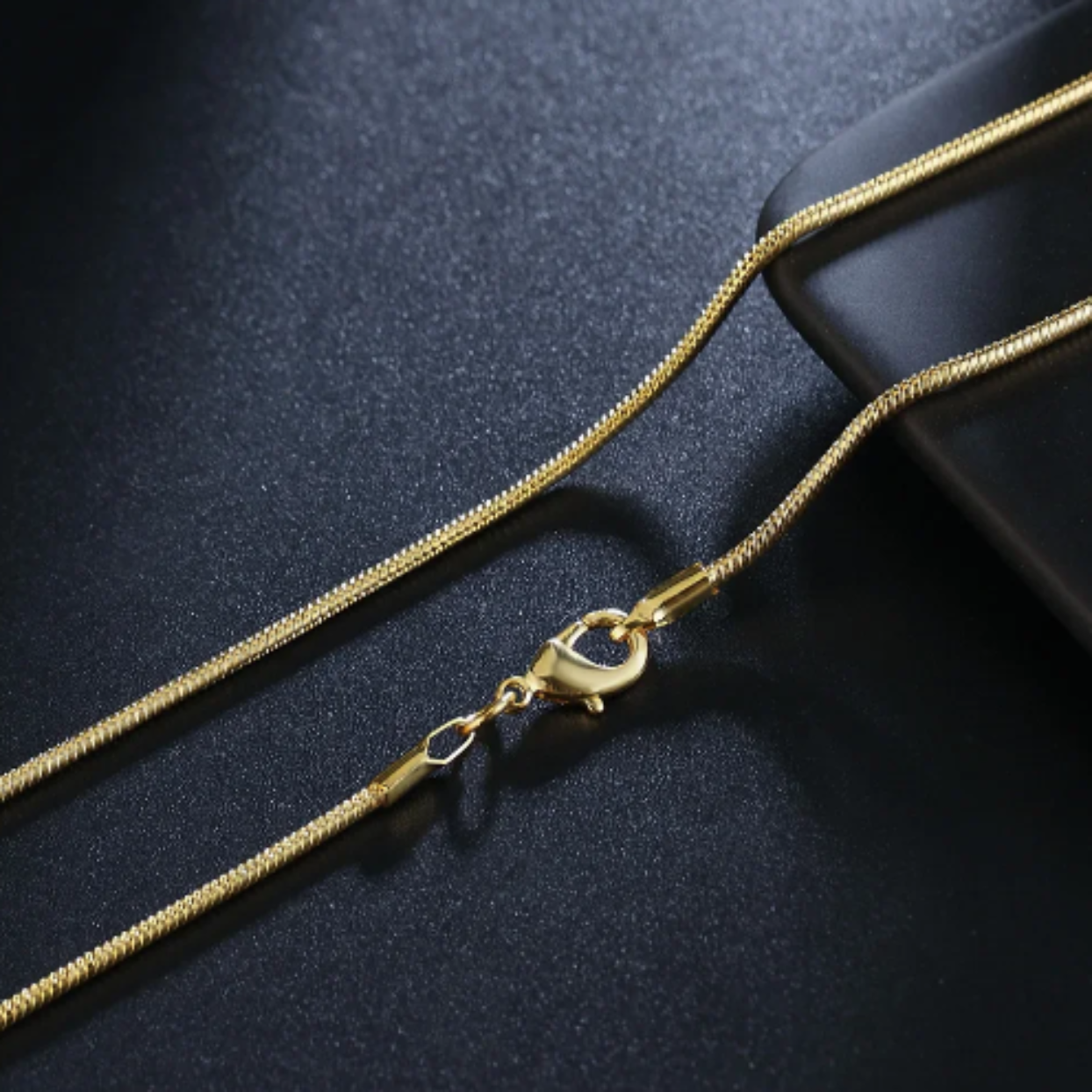 18k GOLD & SILVER 60cm UNISEX SNAKE CHAIN WATERPROOF NECKLACE - Premium necklaces from www.beachboho.com.au - Just $65! Shop now at www.beachboho.com.au