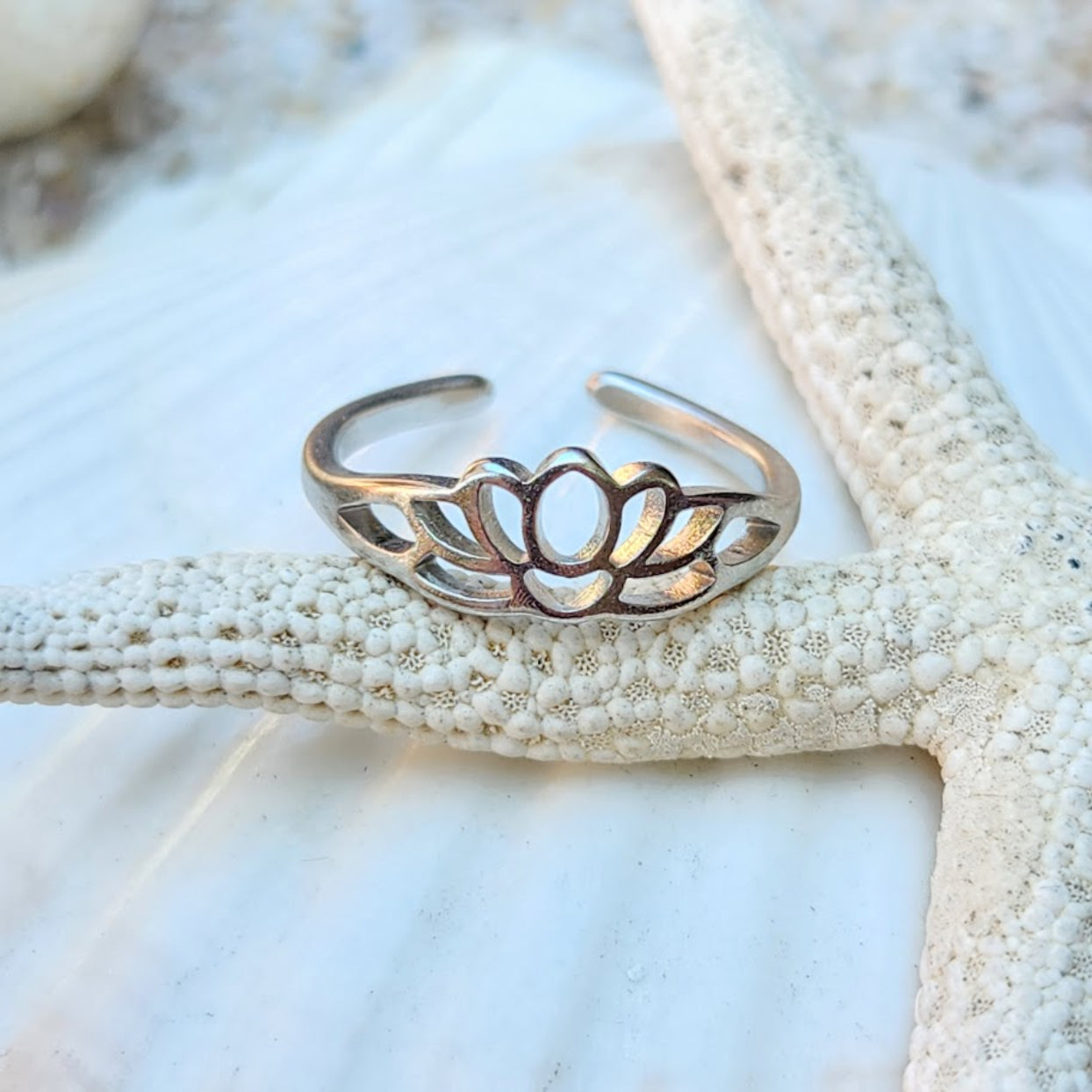 LOTUS  - ROSE GOLD / GOLD & SILVER WATERPROOF TOE RINGS