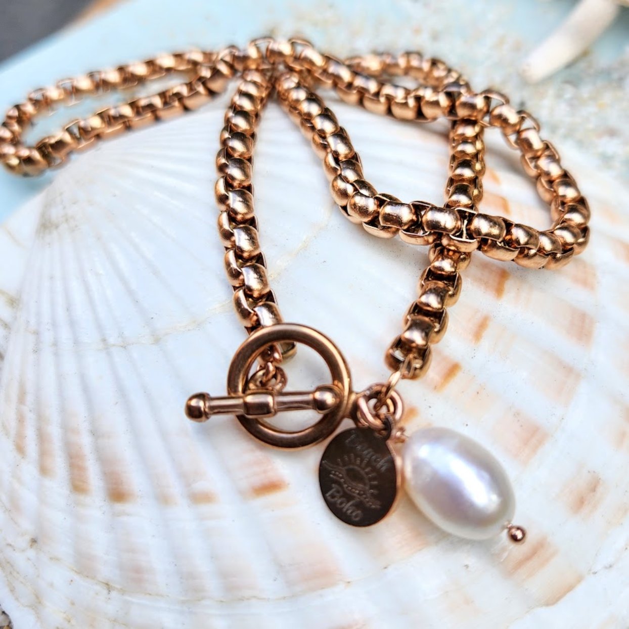 ROSE & SEA  - ROSE GOLD WATERPROOF NECKLACE