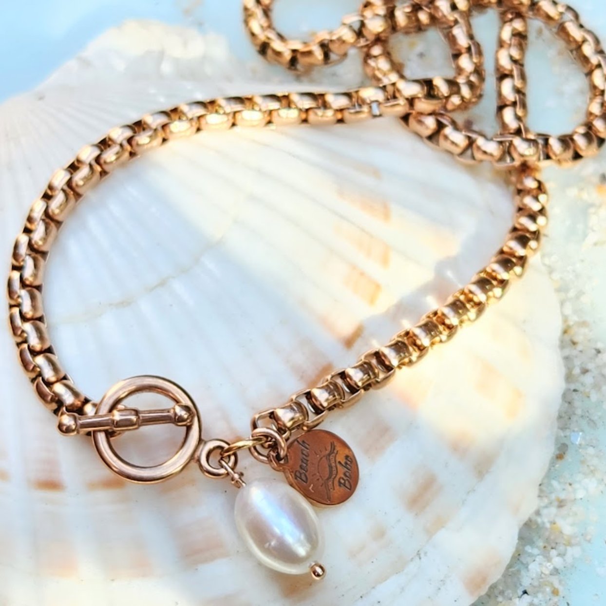 ROSE & SEA  - ROSE GOLD WATERPROOF NECKLACE