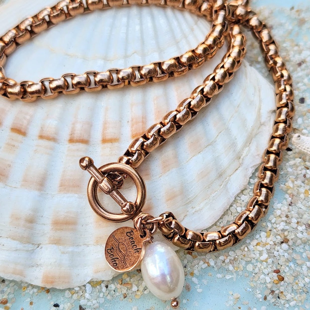 ROSE & SEA  - ROSE GOLD WATERPROOF NECKLACE