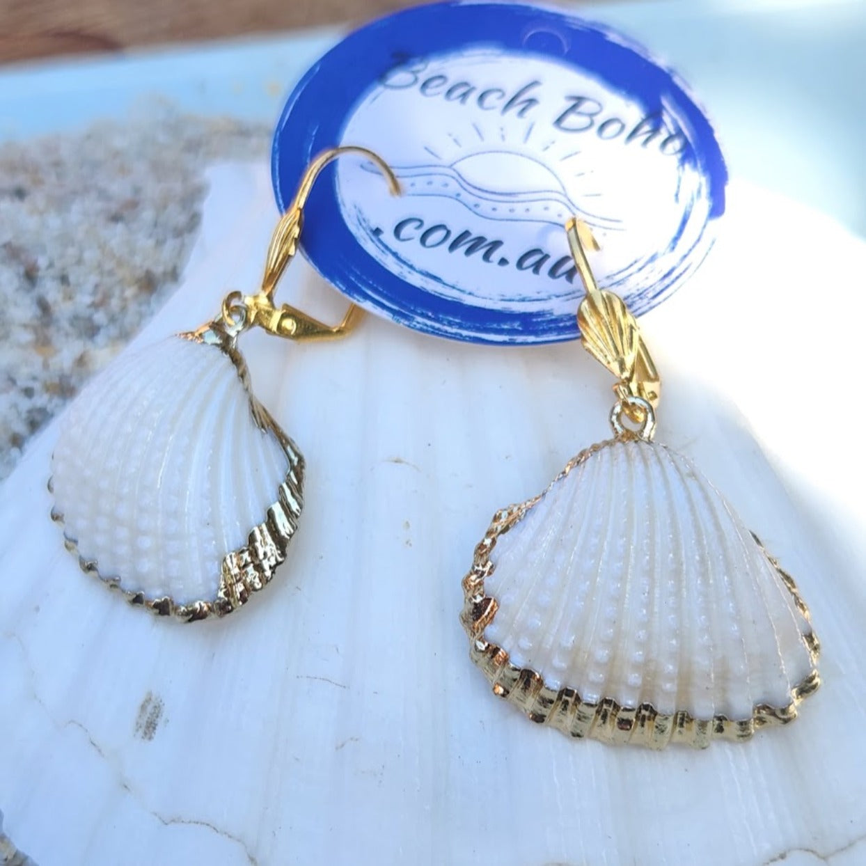 Blue store boho earrings