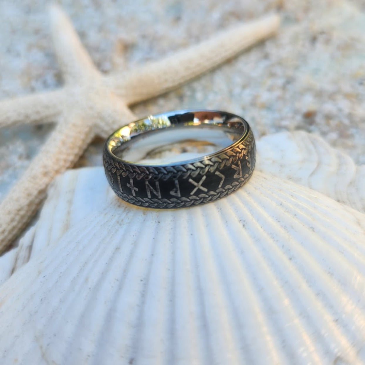 RUNES NORDIC VIKING - WATERPROOF 18K GOLD OR SILVER RING - Premium Rings from www.beachboho.com.au - Just $110! Shop now at www.beachboho.com.au