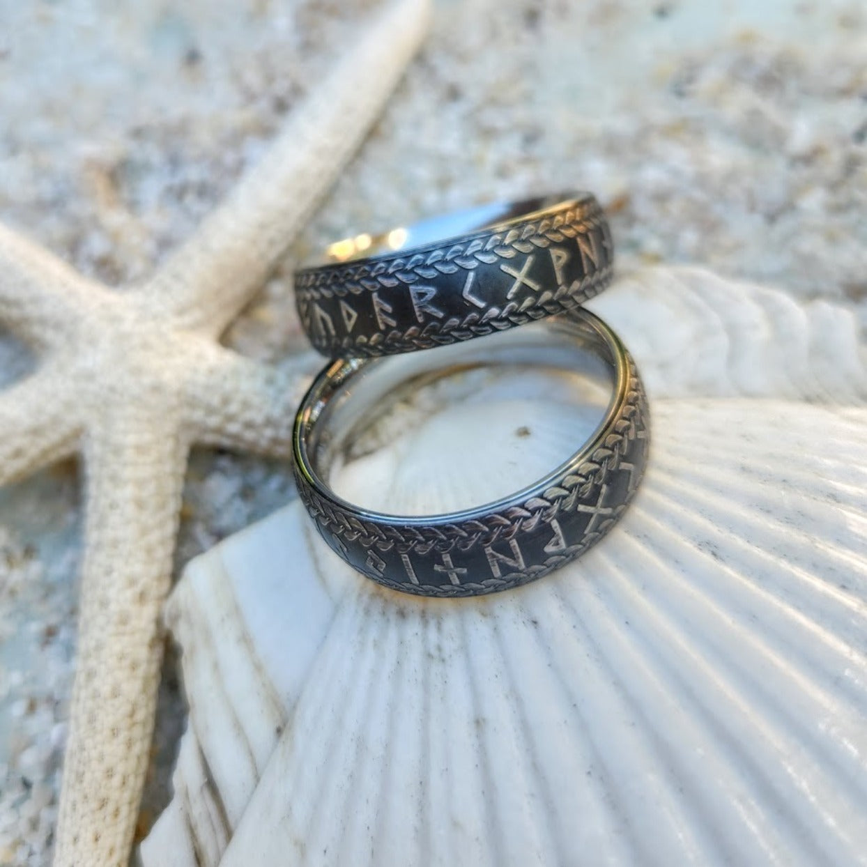 RUNES NORDIC VIKING - WATERPROOF 18K GOLD OR SILVER RING - Premium Rings from www.beachboho.com.au - Just $110! Shop now at www.beachboho.com.au