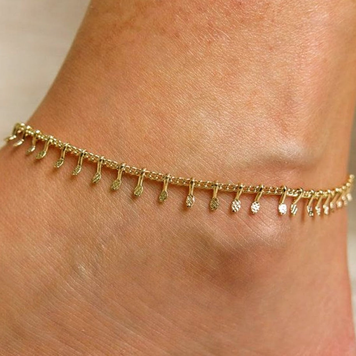 TASSELS OF GOLD - WATERPROOF BEACH BOHO ANKLETS - Premium anklets from www.beachboho.com.au - Just $55! Shop now at www.beachboho.com.au