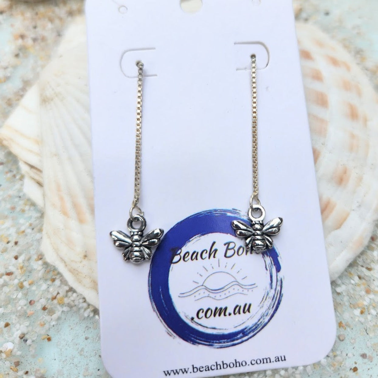 925 STERLING THREAD EARRINGS - SELECTION OF PENDANTS - Premium earrings from www.beachboho.com.au - Just $45! Shop now at www.beachboho.com.au