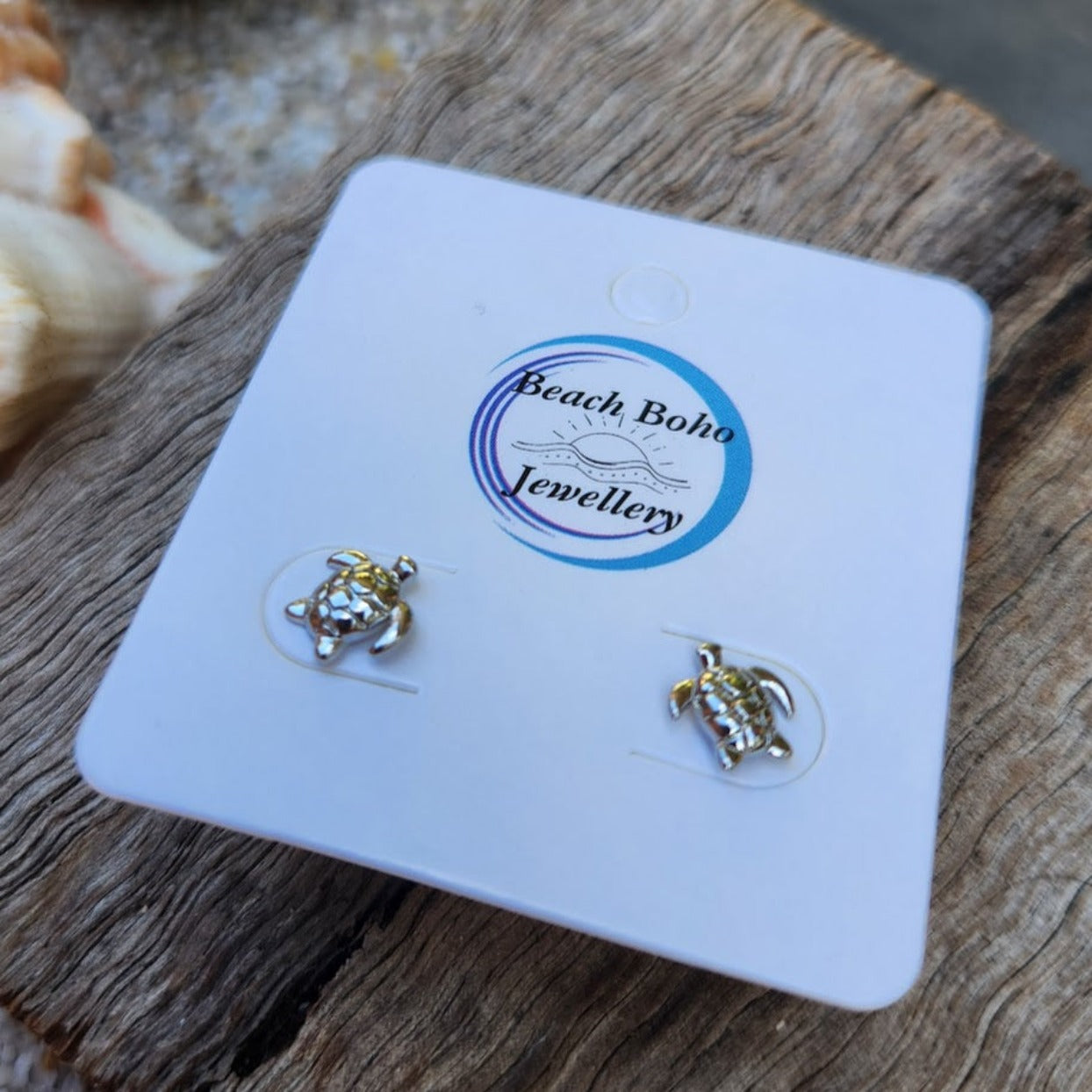 LITTLE TURTLES - SILVER OR GOLD 925 STUD EARRINGS - Premium earrings from www.beachboho.com.au - Just $35! Shop now at www.beachboho.com.au