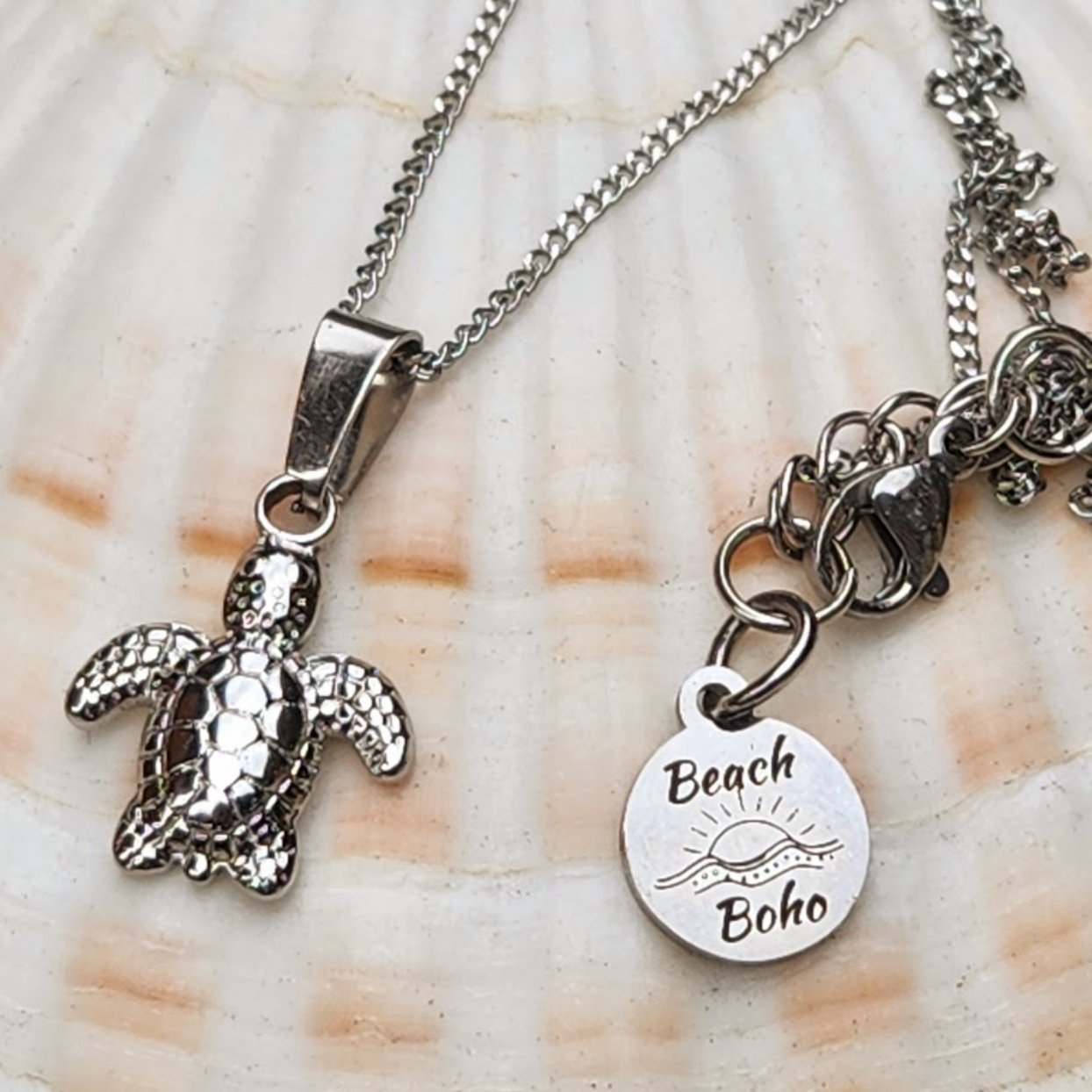 SWEET LITTLE TURTLES  - WATERPROOF 18K GOLD & SILVER WATERPROOF NECKLACES